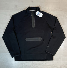 Nike Herren Pullover Schwarz mit 1/2-Reißver...