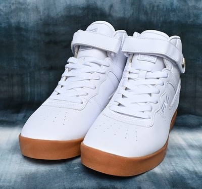 FILA VULC 13 TRIPLE White HIGH TOP SNEAKERS CLASSIC Basketball Men s Sz 8.5