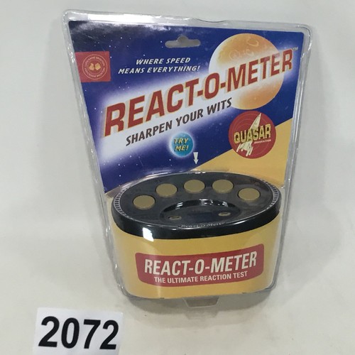 React-O-Meter Electronic Toy Game Sharpen Your Wits NIB Quasar Innovation - Afbeelding 4 van 4