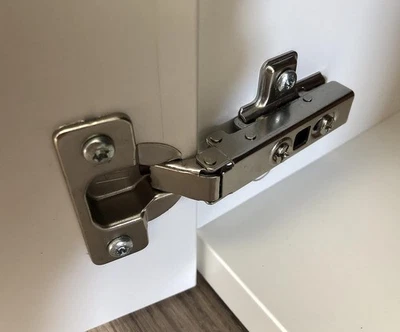 4Er-Set Scharniere (Neu) Mit Softclose Für Besta Mit 4 Scharniere Und 16 Schraub