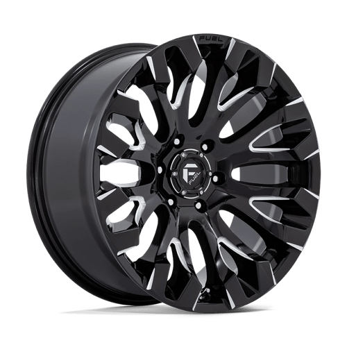20X9 Fuel 1PC D828 QUAKE 6X5.5 1MM GLOSS BLACK MILLED | eBay