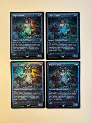 MTG-Augur of Bolas-Eng-Foil-Near Mint-Play Set-Friday Night Magic Promos