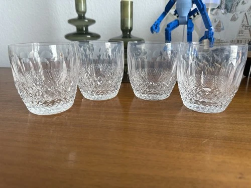 Waterford Colleen Crystal Glass 3 1/2" Vintage, Signed Old Fashioned