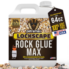 Max Rock Glue for Landscaping, Pet-Safe & Non-Toxic (Usa-Made), 32 Oz
