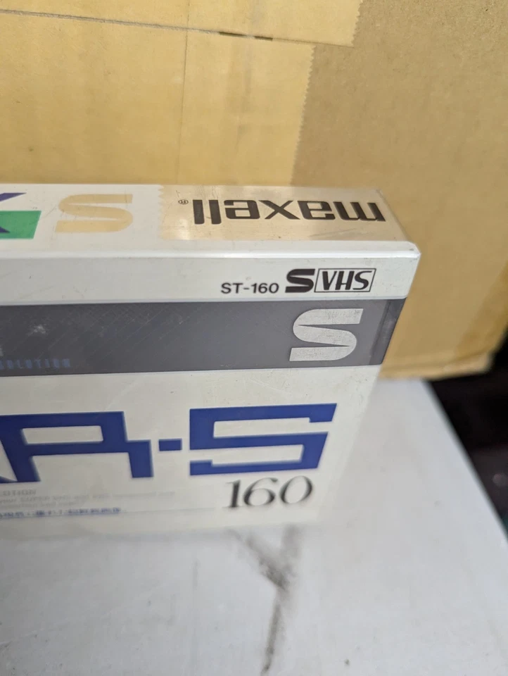 RARO Maxell XR-S ST-160 Super VHS S-VHS | VHS en blanco súper excelente resolución  Foto 2 de 4