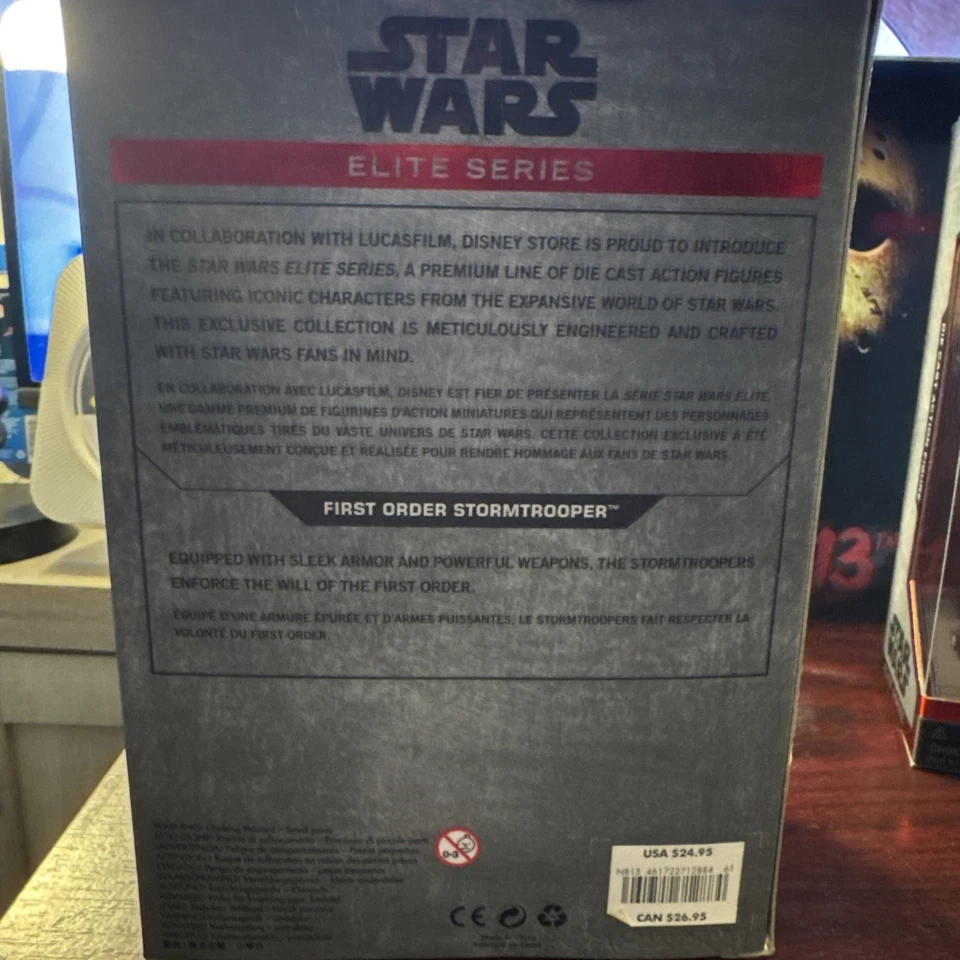 Star Wars First Order Stormtrooper Officer 6” Elite Series Die Cast. Foto 4 de 4