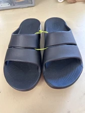 OOFOS OOAHH Sandal Slide Recovery Sport Footware Unisex Black Sz M4/W6
