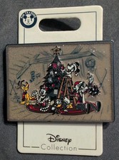 Prendedor Mickey Minnie Mouse Donald Goofy Pluto Fab 5 Árbol de Navidad Disney ¡NUEVO Sin C!!