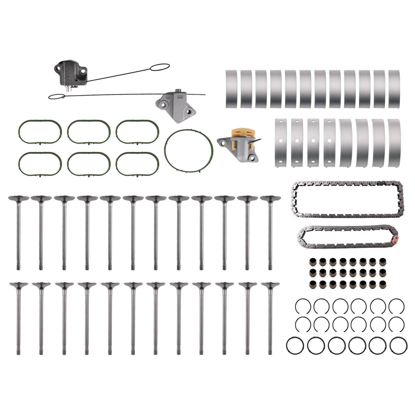 Rebuild Overhaul Set for Maserati Ghibli Levante Quattroporte 3.0L TT V6 Engine