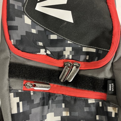 Easton E100p Jugendrucksack Ausrüstungstasche Baseball & Softball Camouflage rot Backpack - Bild 5 von 14