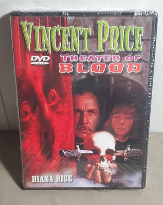 Theater Of Blood, Vincent Price, Diana Rigg, Robert Morley,Diana Dors, DVD NEW