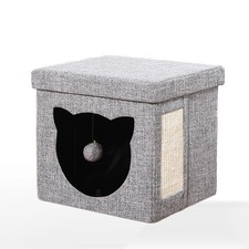Vibrant Life Cat Cube Condo, GRAY