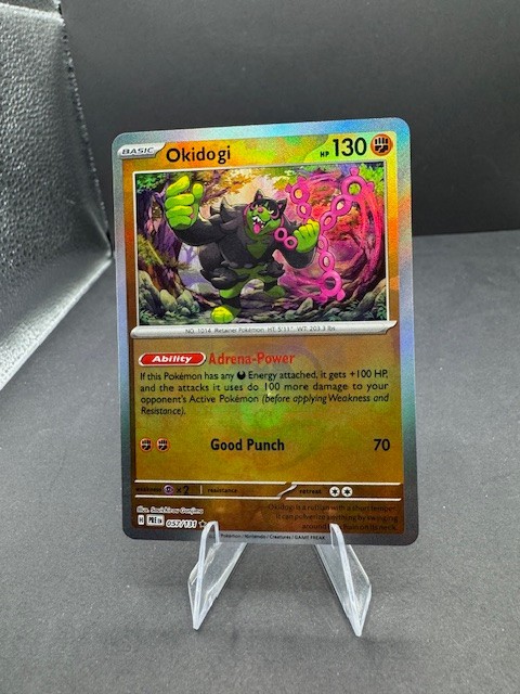Okidogi Master Ball 057/131 Rare Pokemon Prismatic Evolutions NM