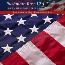 4x6 American Flag Made in USA Outdoor Flag US Flag 4 ft x 6 ft American Flags