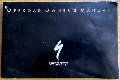 1990 SPECIALIZED BICYCLE COMPONENTS cycling user's guide OFF-ROAD OWNER'S MANUAL