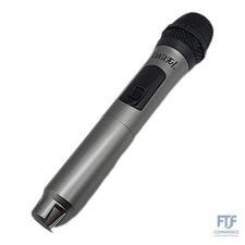 Canta Tu Karaoke - Silbernes Mikrofon, EIN kabelloses Mikrofon, Mikrofon mit Blu