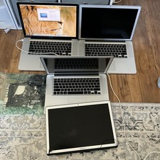 MACBOOK PRO 15" 2012 2011 2010 - LOT OF 3  PARTS BROKEN PARTS AND REPAIR A1286