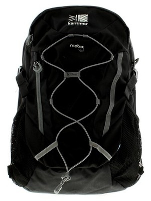 Karrimor Rucksack Gepolstert Laptop Fach Metro 30 Zip Schwarz Einheitsgröße