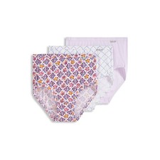 Jockey Women's Plus Size 100 Cotton Elance Brief - 6 Pack