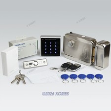Remote Controlled RFID Door Lock Access Control System Kit Electric Lock NEW