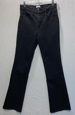 Jessica Simpson Black Denim Flared Jeans Womens Size 6/28