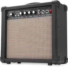 Amplificateur Guitare Electronique 15W Guitar Amp 2 Canaux EQ 3 Bandes AUX MP3