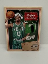 2017 Panini Black Friday Jayson Tatum Happy Holiday Santa Hat HH-JT Rookie