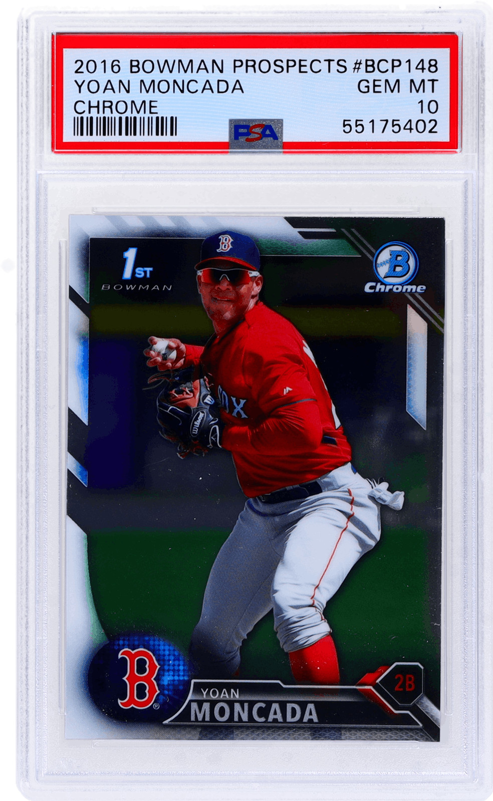 2016 Bowman Chrome Yoan Moncada Prospect #BCP148 PSA 10 Rookie RC