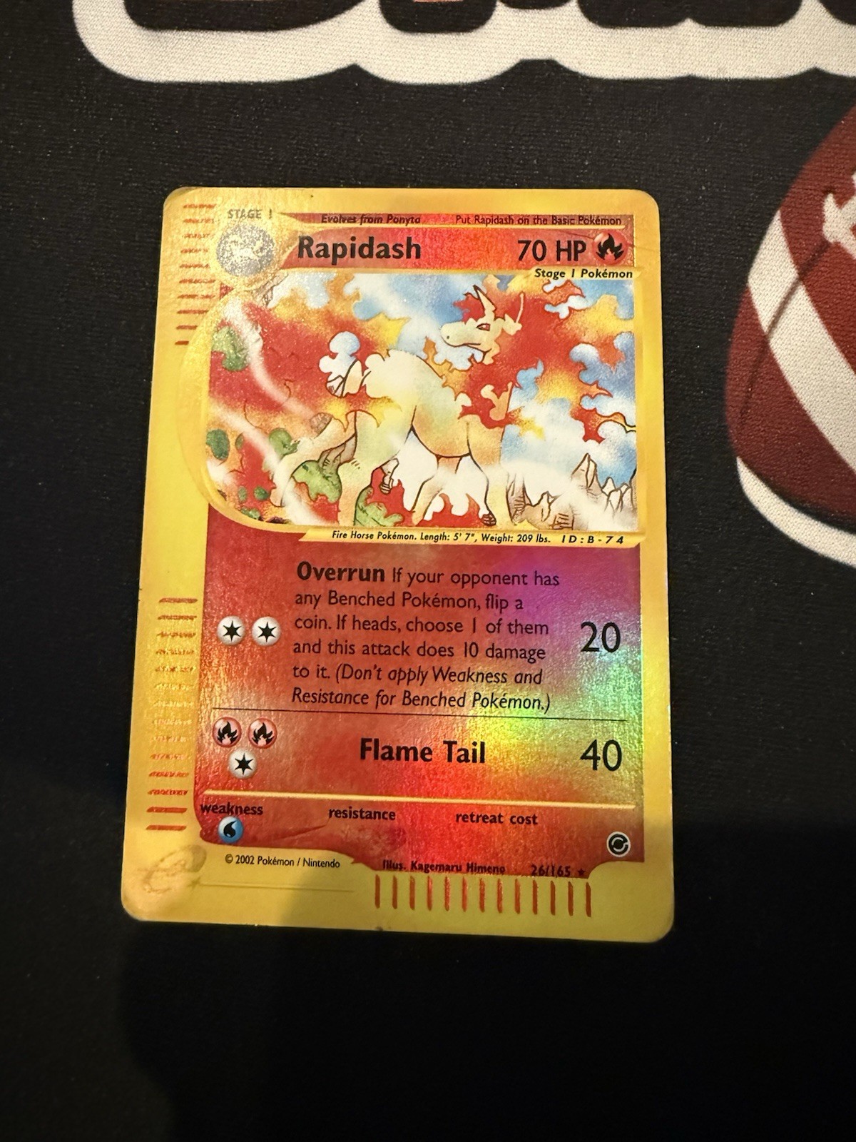 Rapidash 026/165 Expedition Base Set Reverse Holo