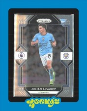 Prizm 2022-23 Premier League Soccer No. 16 Julian Alvarez Rookie Card Argentina. rookie card picture