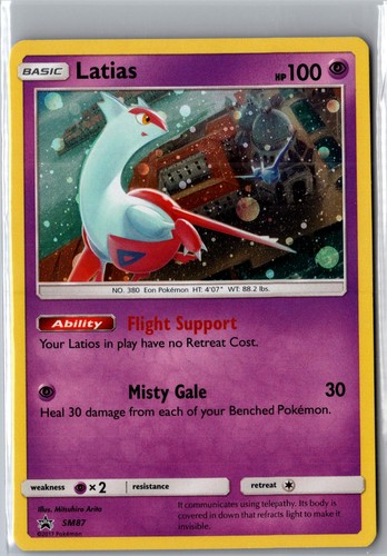 Latias - SM87 Holo Promo Sun & Moon Promo Pokemon Near Mint