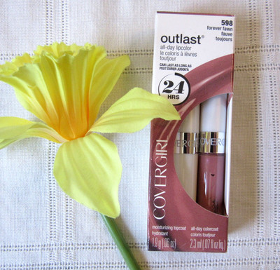 Covergirl Outlast All-Day Lip Color with Topcoat #598 FOREVER FAWN