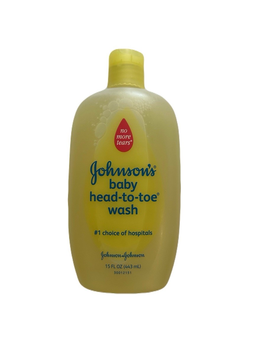 NEW Sealed Johnsons Baby Head-To-Toe Wash Discontinued 15oz