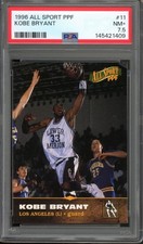 1996 All Sport PFF #11 Kobe Bryant Rookie PSA 7.5 Vintage NBA Basketball RC Card. rookie card picture