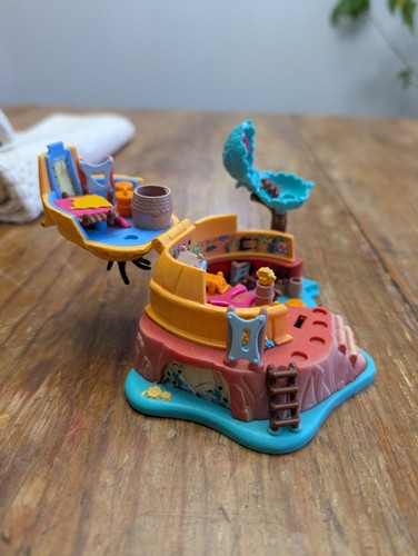 Vintage Polly Pocket Disney Pocahontas Powhatan Home 1995 Bluebird - ohne Figuren - Bild 9 von 17