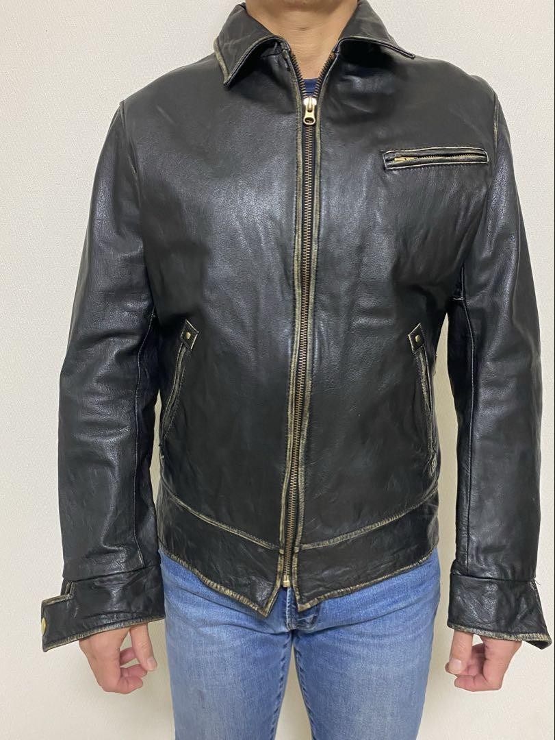 AVIREX Riders Motorcycle Jacket L Width 56cm Length 62 to 68cm | eBay