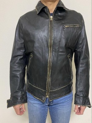 AVIREX Riders Motorcycle Jacket L Width 56cm Length 62 to 68cm | eBay