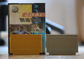 TCL J-League Soccer, 6-in-1 Famicom Famiclone Dendy China Football cartridge NES