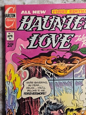 Haunted Love #1 1973 Charlton Comics Bronze Age Horror VF+ | eBay