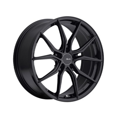 (1) Advanti Racing Hybris 19X8.5 5X112 66.56 Hub +45 Offset Black Wheel Rim