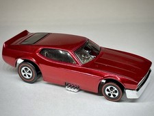 Hot Wheels 1971 71 Ford Mustang Funny Drag Car Custom Made Spectraflame Red