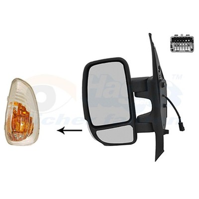 Exterior mirror mirror left for Nissan Opel Renault 4419408 new
