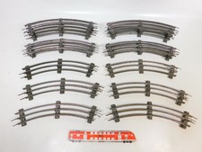 16x M&auml;rklin Spur 0 Gleisst&uuml;ck 8er/8 er Kreis f&uuml;r elektrischen Betrieb #CD585-2