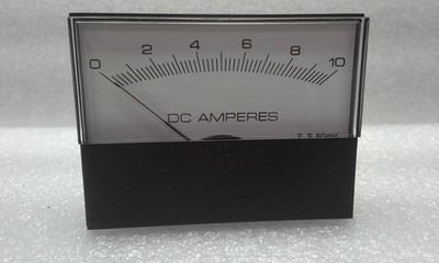   Modutec 2SS-DAA-010 PANEL METER 3'' SCALE: 0-10A/DC, INPUT: 0-50MV #yr