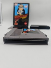 Hogan's Alley Nintendo NES Complete in Box CIB Black Box Hangtab TESTED &WORKING