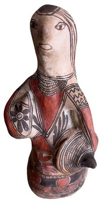 1950s OOAK Nahua Female Figurine San Agustín Oapan, Guerrero, Mexico RARE