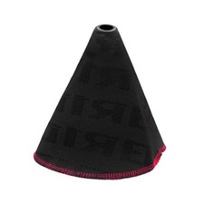 povtii Car Shift Boot Cover, Waterproof Canvas Fabric Manual Automatic Black