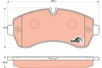 TRW Bremsbelagsatz, Scheibenbremse Vorderachse U.A. FüR MERCEDES-BENZ, VW