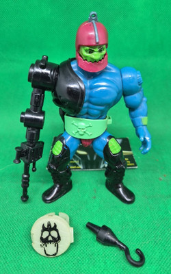 MATTEL MASTERS OF THE UNIVERSE - TRAP-JAW - MALAYSIA 1981 - KOMPLETT MIT RING