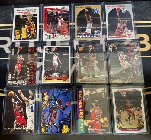 Michael Jordan Lot# 4 Total 12 Cards Great Deal!!